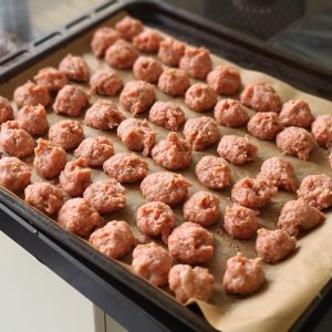 Köttbullar i ugn