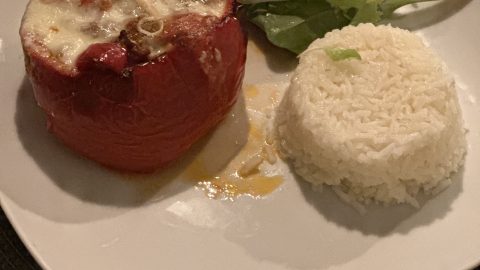 Färsfylld paprika