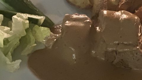 fläskfile i sockerkaksform