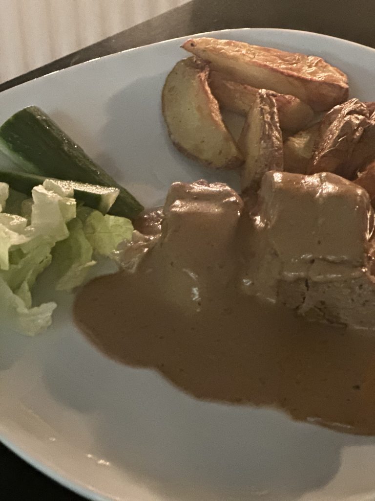 fläskfile i sockerkaksform