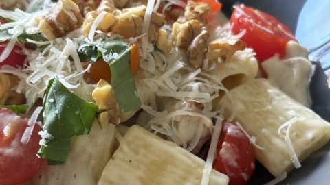 Krämig kycklingpasta