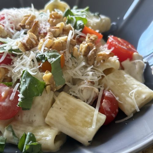 Krämig kycklingpasta
