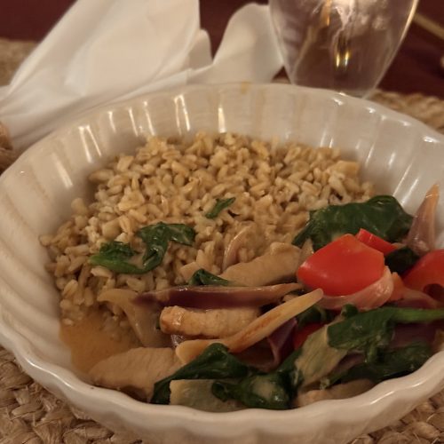 Krämig fläskfilegryta