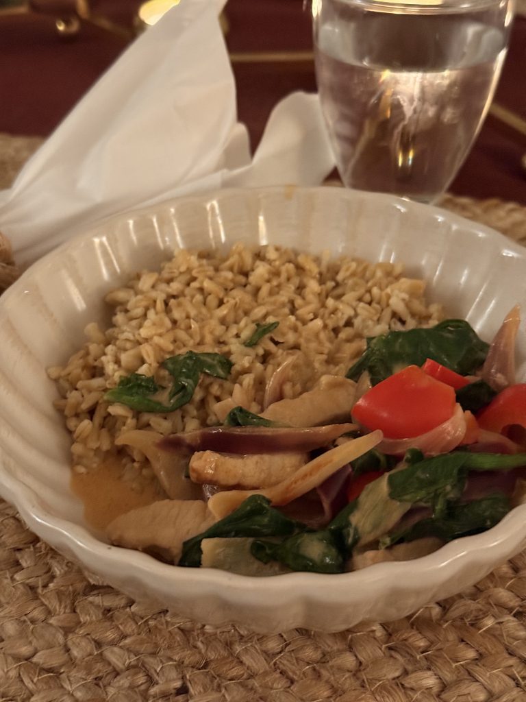 Krämig fläskfilegryta